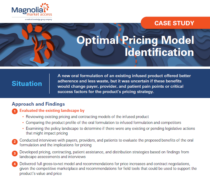 Optimal Pricing Model Identification