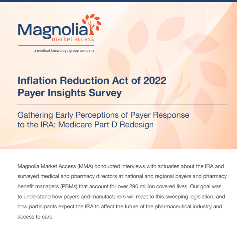 Gathering early perceptions of payer response to the Inflation Reduction Act of 2022: Medicare Part D Redesign